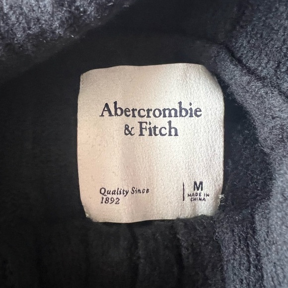 Abercrombie & Fitch Brand New Women’s Turtleneck Black Knit Sweater Dress Size M - Picture 6 of 7